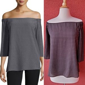 Bailey 44 Yarrow Printed Off Shoulder  Top